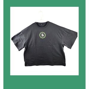 Ananke Dictate Your Fate Graphic T-Shirt Men's L Black Oversized Streetwear T